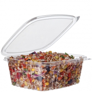 Compostable Rectangular Deli Containers - Hinged