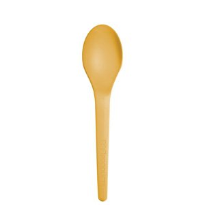Plantware Compostable Spoon - Yellow