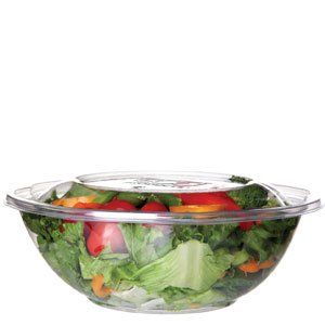 Renewable & Compostable Salad Bowls w/ Lids