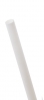 7.75in Compostable Straw, Unwrapped, White, 5mm 