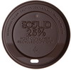 Ecolid® 25% Recycled Content Hot Cup Lid, Brown, Fits 10-20oz Cups
